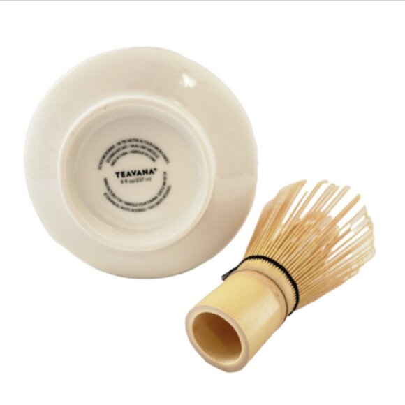Teavana Ready Set Matcha Making Bowl & Bamboo Whisk NEW RARE Discontinued - Picture 6 of 6